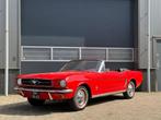 Ford Mustang Bj.1965 Cabrio|Elektr kap|Zeer mooi., Auto's, Lederen bekleding, Cabriolet, Handgeschakeld, Mustang