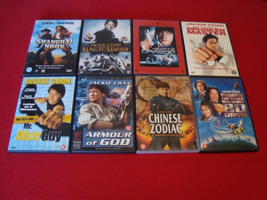 22 dvd's met jackie chan, CD & DVD, DVD | Action, Enlèvement ou Envoi, Action