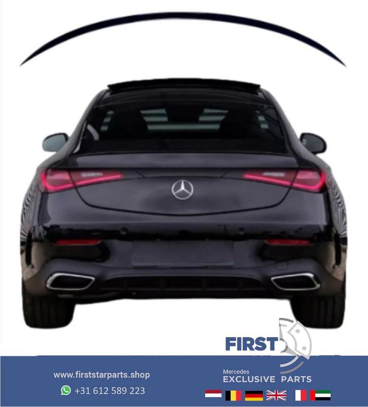 CLE C236 SPOILER A236 W236 AMG KOFFERBAK SPOILER voor Merced, Auto-onderdelen, Carrosserie, Achterklep, Mercedes-Benz, Gebruikt