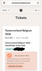 Tomorrowland Belgium 2026 weekend ticket, Une personne