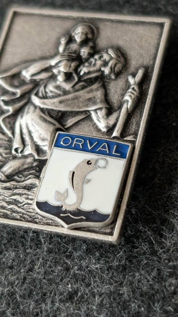 Magnet Orval authentique – Saint Christophe & truite, Verzamelen, Biermerken, Ophalen of Verzenden, Nieuw, Overige typen, Overige merken