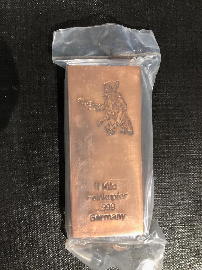 Lingot cuivre 999 1 kg, Enlèvement, Cuivre