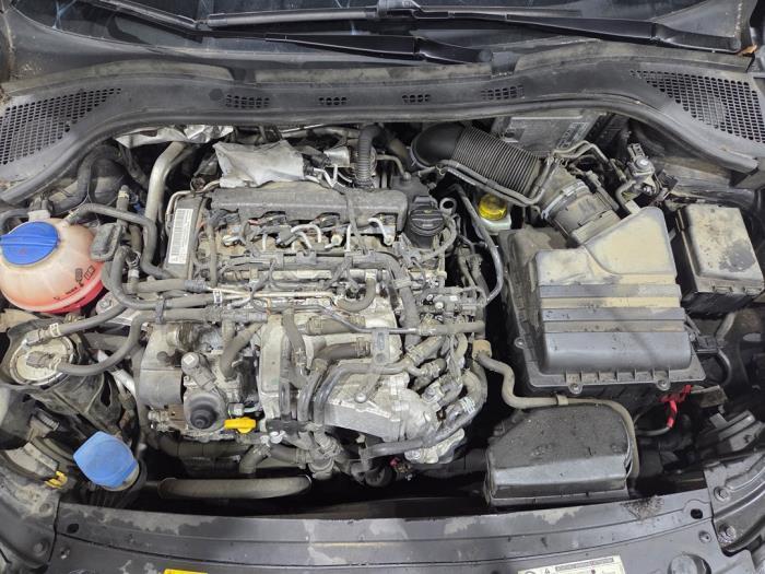 Motor van een Skoda Rapid, Auto-onderdelen, Motor en Toebehoren, Skoda, Gebruikt, 3 maanden garantie, Ophalen of Verzenden