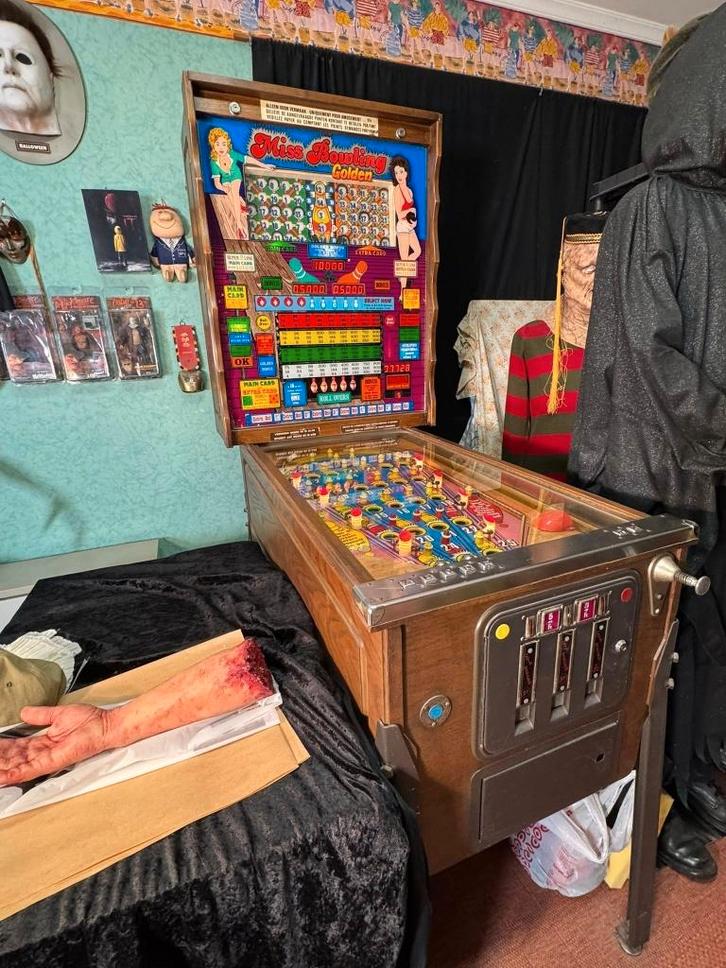 Miss Bowling Bingo Kast, Verzamelen, Automaten | Gokkasten en Fruitautomaten, Gebruikt, Euro, Met sleutels, Ophalen