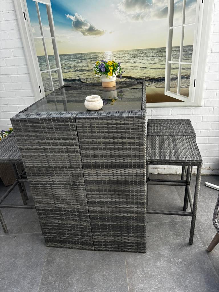 Tuinset, Jardin & Terrasse, Ensembles de jardin, Enlèvement, Comme neuf, Salons de jardin