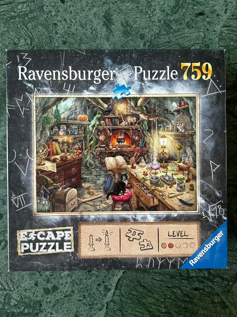 Escape Puzzel Ravensburger, Ophalen, 500 t/m 1500 stukjes, Zo goed als nieuw, Puzzelboek