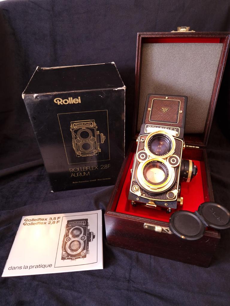 Rolleiflex 2.8 F AURUM, Collections, Appareils photo & Matériel cinématographique, Enlèvement ou Envoi