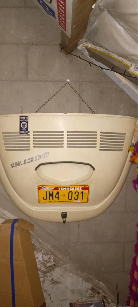 VW motordeksel & Kapoo, Ophalen