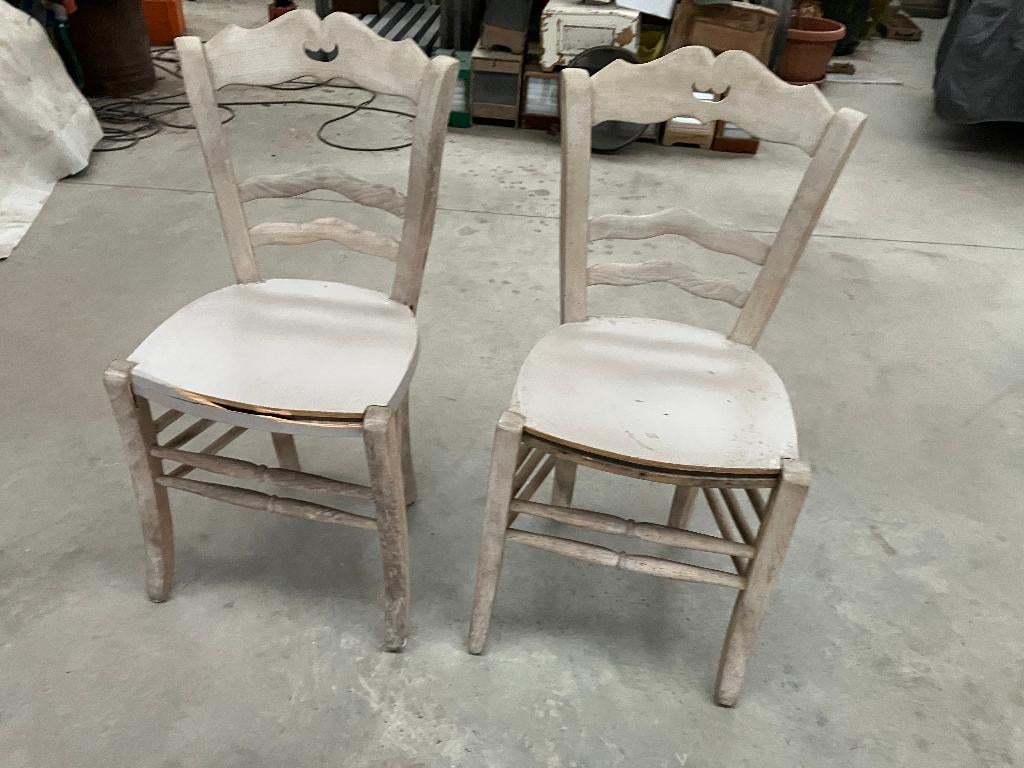 stoelen, Ophalen, Gebruikt, Oud, Hout