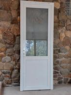 PVC ramen en buitendeur dubbel glas, Porte extérieure, Verre, Enlèvement, 215 cm ou plus