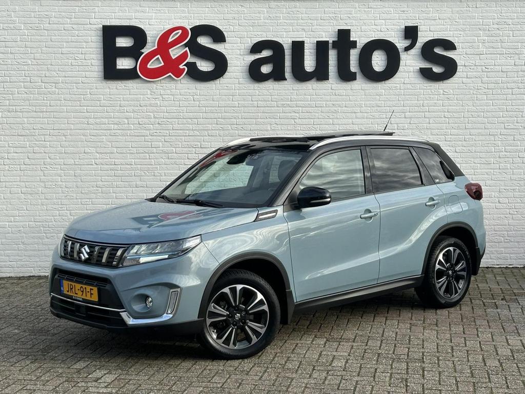 Suzuki Vitara 1.5 Hybrid Automaat Panorama Led Camera Pdc St, Auto's, Suzuki, Automaat, Blauw, Bedrijf, Grijs