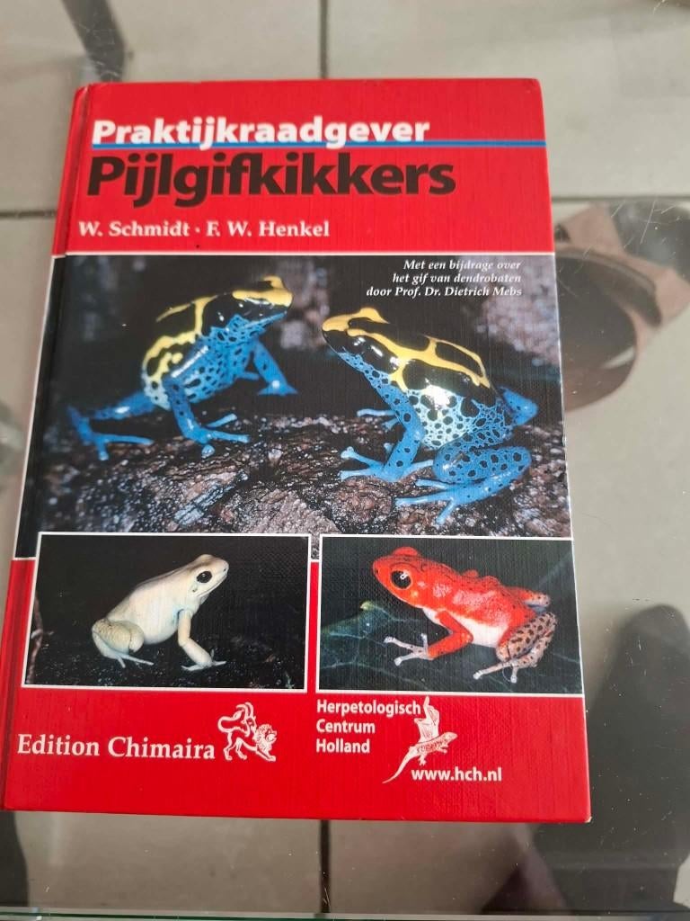 gifkikker paludarium accesoires en boek, Ophalen, Gebruikt, Terrarium of Paludarium