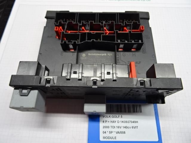 COMPUTER Volkswagen Golf V (1K1) (1K0937049H), Gebruikt, Volkswagen