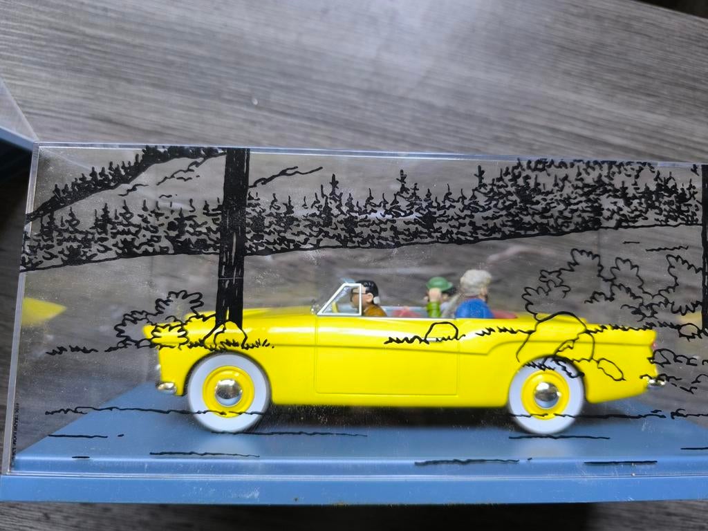 Voiture Tintin, Enlèvement ou Envoi, Voiture