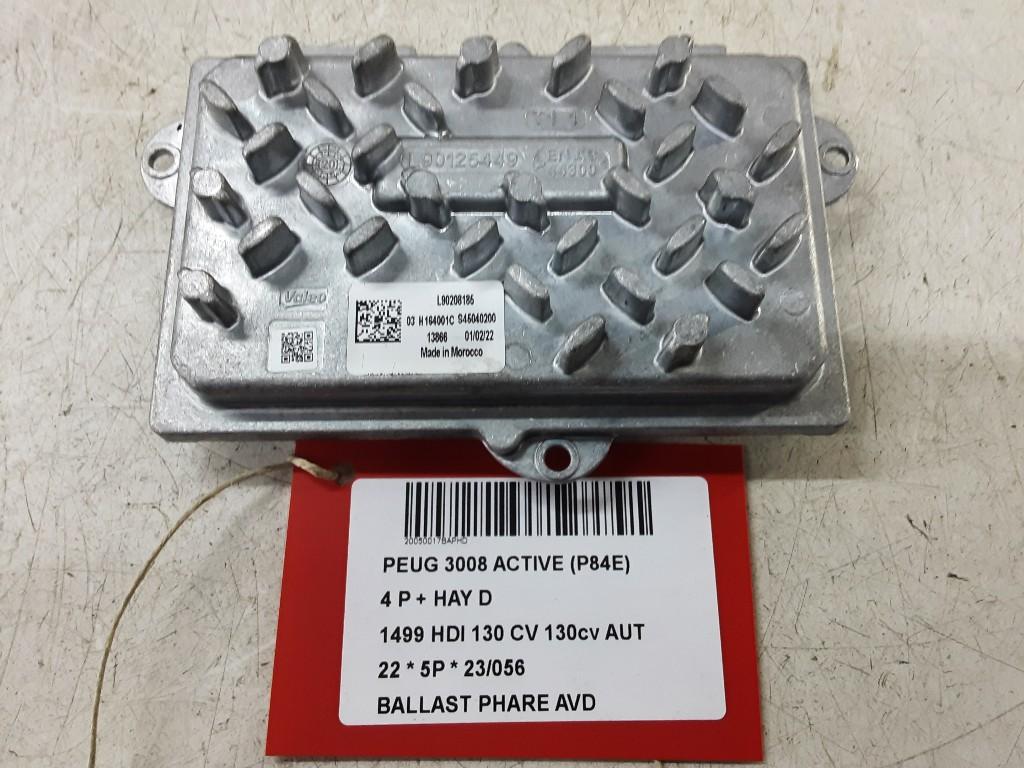 BALLAST DE PHARE XENON DROIT 3008 II (M4 / MC / MJ / MR), Mevr. I. Hauben, Utilisé, Rue de l'Espoir 34 34
4030  GRIVEGNÉE, BE