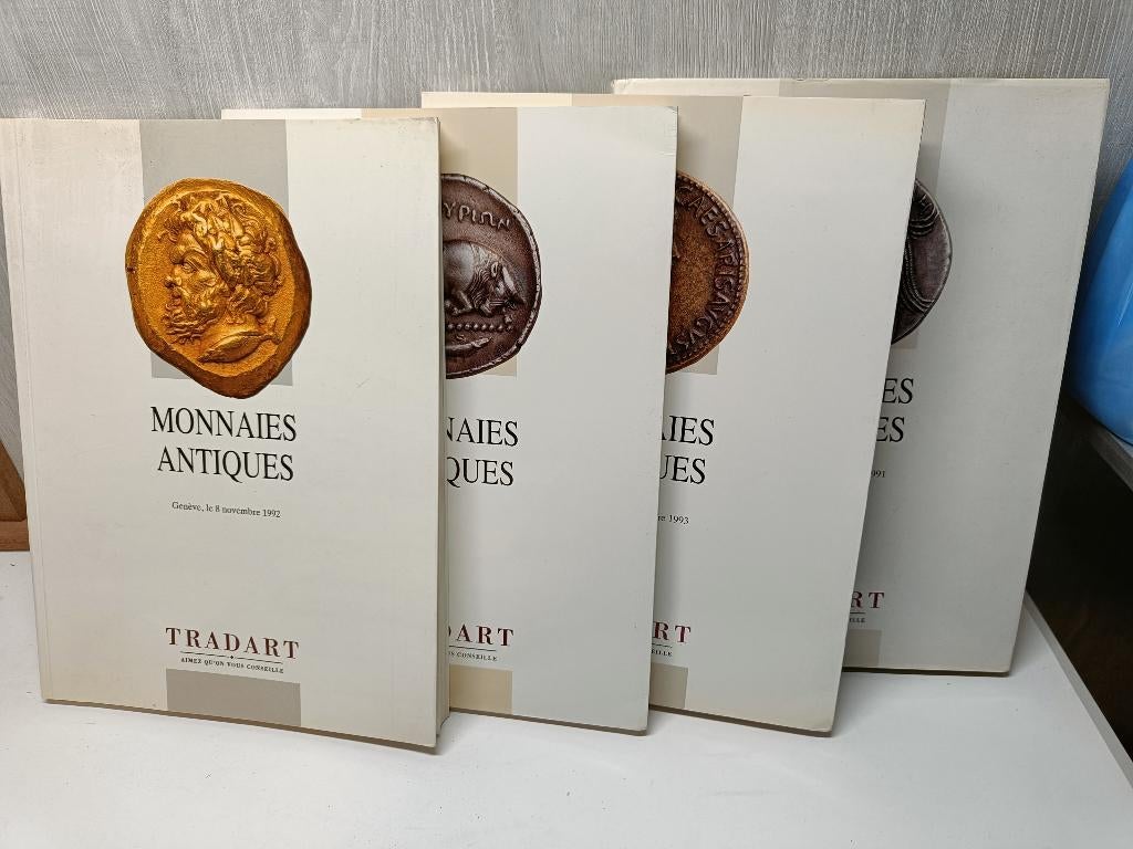 monnaies antiques TRADART 1991 1992 1993 1995, Ophalen of Verzenden