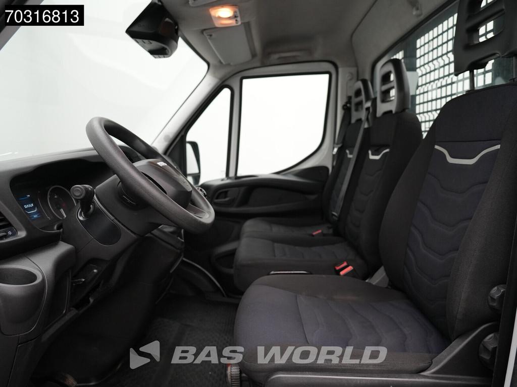 Iveco Daily 35C14 Open Laadbak Dubbellucht 3,5t Trekhaak Air, Auto's, Stof, Gebruikt, Euro 6, Iveco