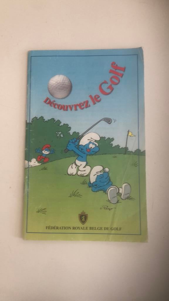 Les schtroumpfs. « Découvrez le golf », Enlèvement ou Envoi, Utilisé