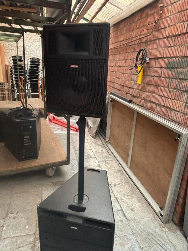 Outline KW 15 - 2A PA Speakers, Musique & Instruments, Amplis | Clavier, Moniteur & Sono, Utilisé, Sono, 1000 watts ou plus, Enlèvement