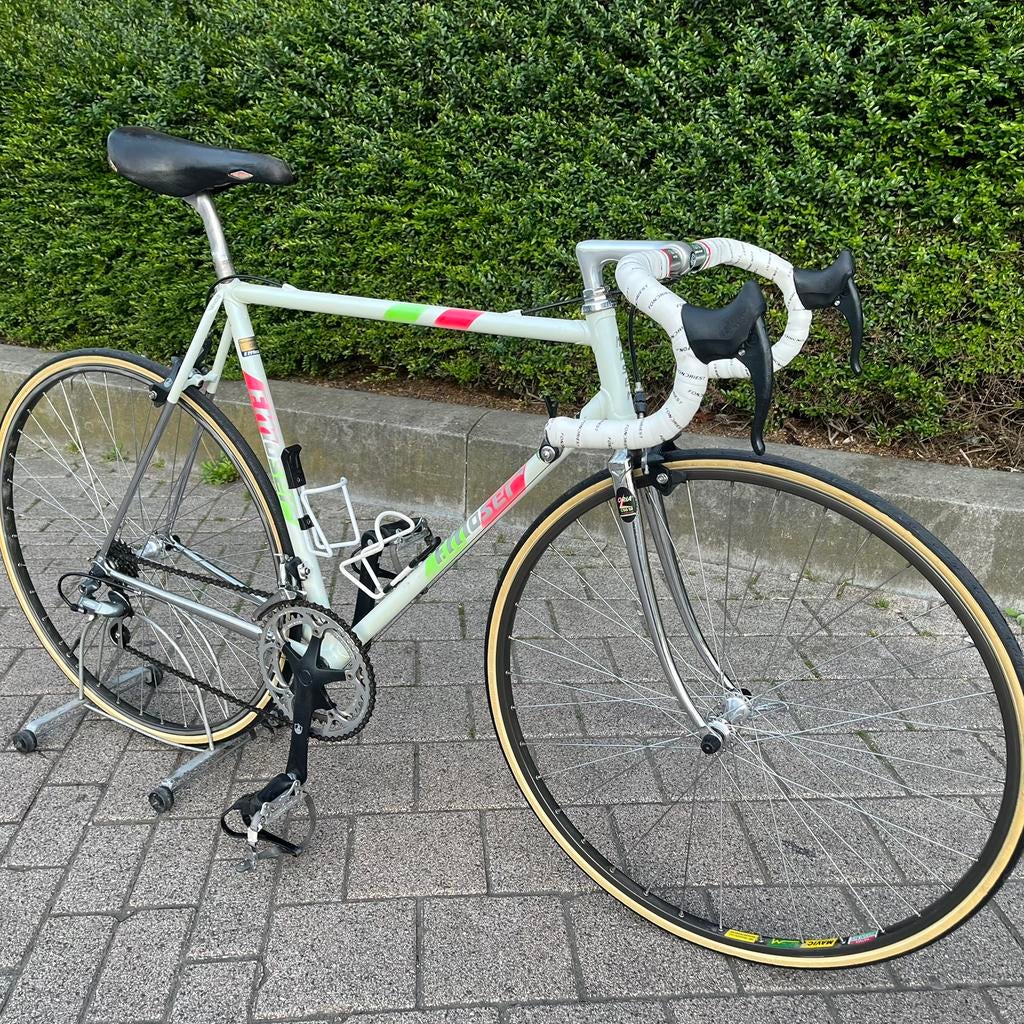 Prachtige retro Moser koersfiets, Fietsen en Brommers, Fietsen | Oldtimers, 55 tot 59 cm, Jaren '60 of nieuwer, Velgrem, Ophalen