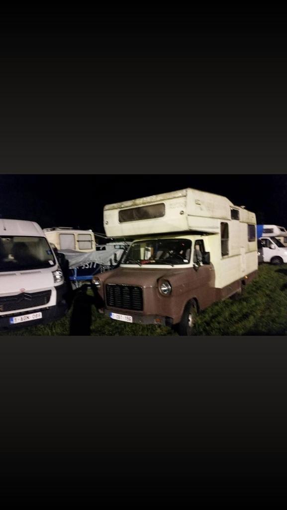 Transit mk1 1977 oldtimer project, Caravans en Kamperen, Mobilhomes, Particulier, tot en met 4, Alkoof, Overige merken, Ford, Diesel