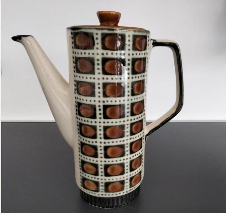 Vintage Cafetière BOSCH  BELGIUM  année 70', Maison & Meubles, Cuisine | Vaisselle, Comme neuf, Autres types, Céramique, Enlèvement
