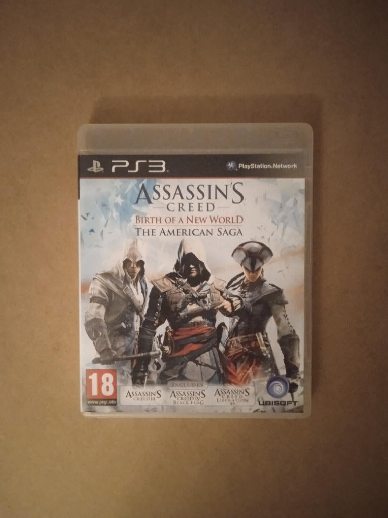 Assassin's Creed Birth of a New World The American Saga PS3, Gebruikt, Vanaf 18 jaar, 1 speler, Ophalen