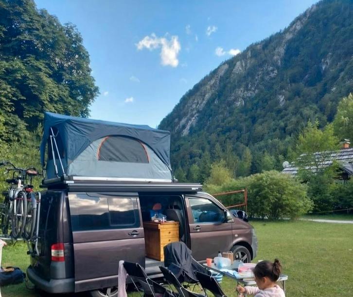 Vollswagen camper | 5 zitpll 4 slaappl | LPG en benzine |, Caravans en Kamperen, Tenten, Ophalen of Verzenden