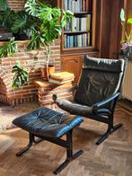 Vintage design fauteuil en ottoman - Ingmar Relling, Antiek en Kunst, Ophalen