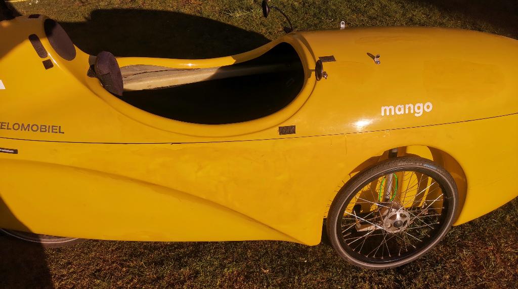 Mango velomobiel, Vélos & Vélomoteurs, Autres marques, Enlèvement, Utilisé, Guidon haut
