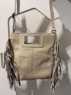 Très joli sac spécial en cuir beige à franges Nouveau !, Enlèvement ou Envoi, Neuf, Beige