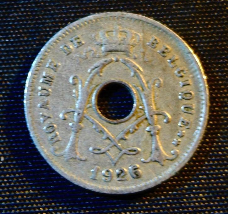 OVERSLAG: 5 cent 1926 FR (6 over 5) - Albert I, Postzegels en Munten, Munten | België, Losse munt, Verzenden