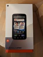 Motorola Atrix box + autohouder, Telecommunicatie, Mobiele telefoons | Motorola, Gebruikt, Ophalen of Verzenden
