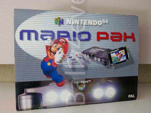 Console Nintendo 64 Mario Pak – CIB/MINT État Collection, Games en Spelcomputers, Spelcomputers | Nintendo 64, Zo goed als nieuw