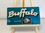 Buffalo banden oud reclamebordje, Verzamelen, Ophalen of Verzenden, Gebruikt, Reclamebord