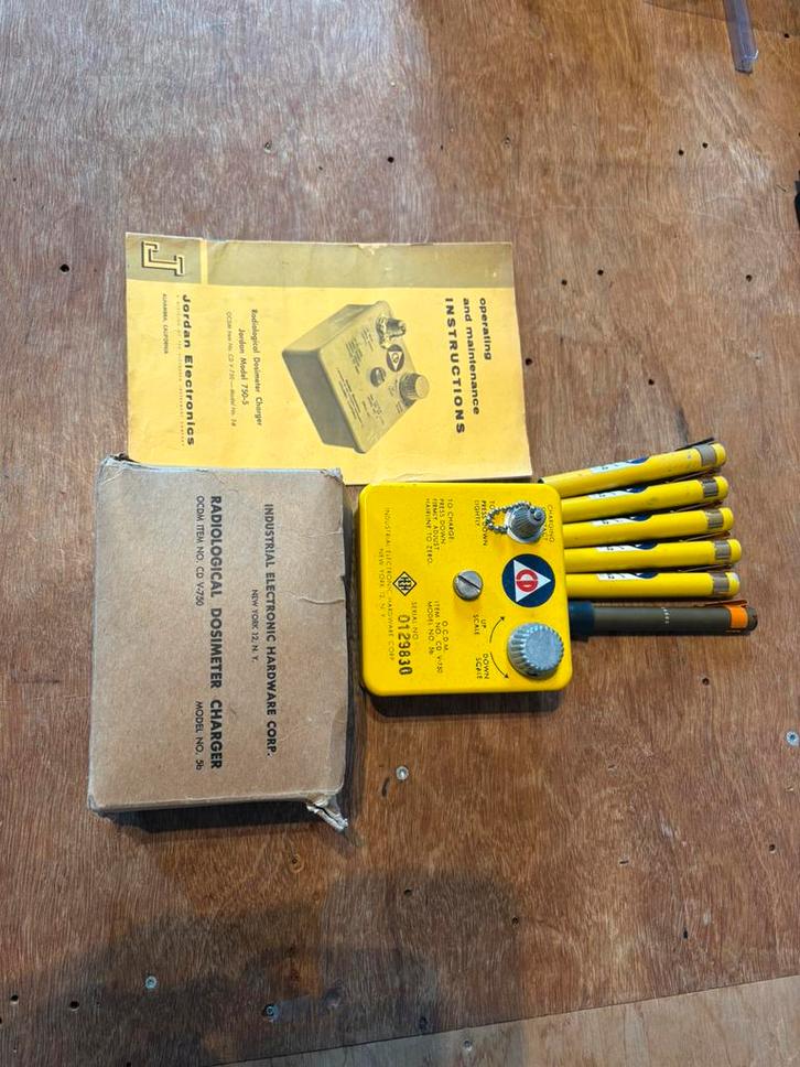 Dosimètre et chargeurs CDV 750, Bricolage & Construction, Instruments de mesure, Utilisé, Autres appareils de mesure ou compteurs