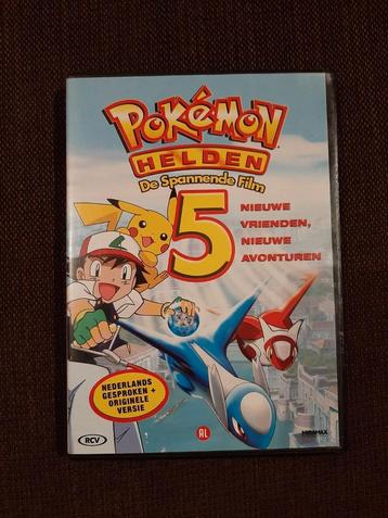 DVD pokemon helden 5 Film, Cd's en Dvd's, Ophalen of Verzenden, Zo goed als nieuw