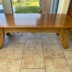 antieke vintage eikenhouten salontafel, Ophalen, Gebruikt, 100 tot 150 cm, 50 tot 100 cm