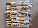 Chinese houten eetstokjes in houder met serviette, Ophalen of Verzenden, Nieuw
