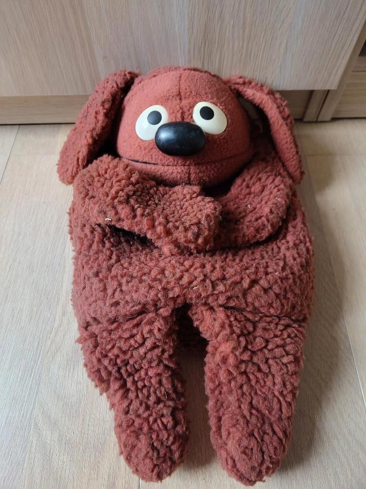 Muppet handpop Rowlf, Collections, Jouets, Utilisé, Enlèvement ou Envoi