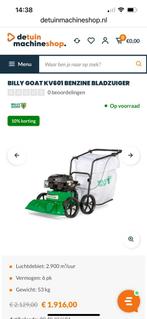 Billy Goat bladruimer met bladzuigarm, Tuin en Terras, Ophalen, Benzine, Gebruikt, Met zuigfunctie