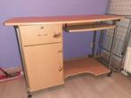 Stevige bureau hout-metaal, Enlèvement, Utilisé, Bureau