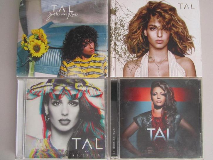 4 CDS TAL (juste un rêve/A l'infini/Le droit de rêver/Tal), Cd's en Dvd's, Cd's | Franstalig, Ophalen of Verzenden