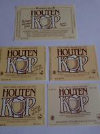 bieretiketten Houten Kop Strubbe Ichtegem, Ophalen of Verzenden, Zo goed als nieuw, Overige typen, Overige merken