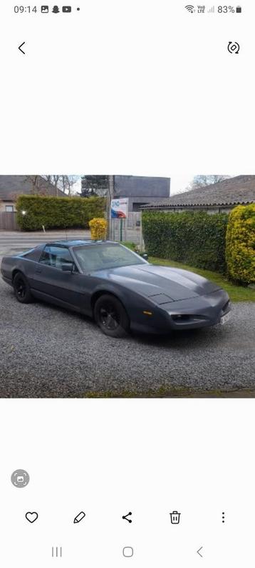 Firebird t-roof  1992 3.1 v6, Achat, Pontiac, Automatique, Particulier