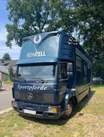 Mercedes-Benz 817 Paardentrailer Voor 5 Paarden (bj 1989), Auto's, Zwart, Blauw, Radio, Mercedes-Benz