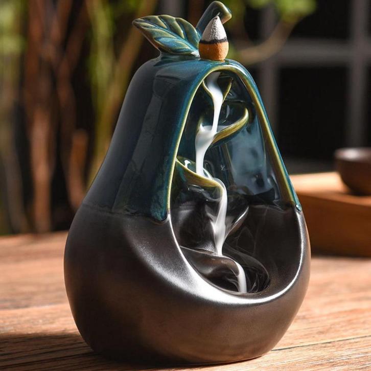 Wierookhouder Waterval - Inclusief 50 Wierookkegels, Huis en Inrichting, Woonaccessoires | Kandelaars en Kaarsen, Nieuw, Minder dan 25 cm