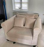 Fauteuil „Flamant” in beige stof, Huis en Inrichting, Ophalen, Eenpersoons, 75 tot 100 cm, Zo goed als nieuw