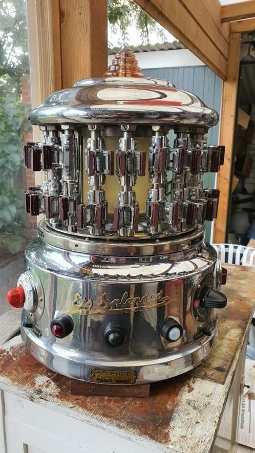Chrome Permanent Machine Ets Splendid Antwerpen uit 1950 nog, Antiek en Kunst, Antiek | Gereedschap en Instrumenten, Ophalen