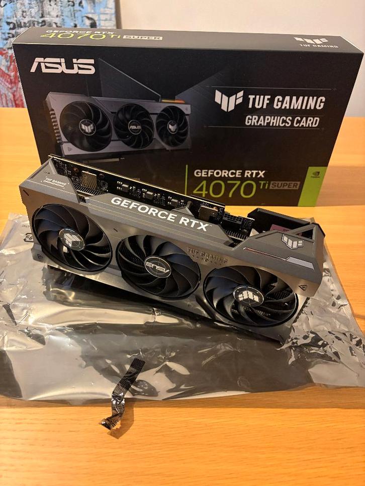 RTX 4070 Ti Super O16G, Computers en Software, Videokaarten, Zo goed als nieuw, Nvidia, PCI-Express 4.0, GDDR6, HDMI, DisplayPort